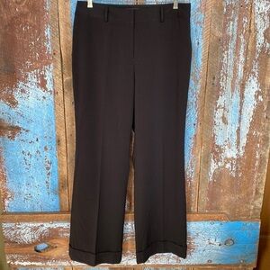 Worthington Black Cuffed Dress Pants